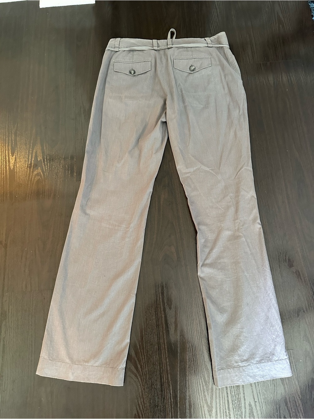 Banana Republic Gray Straight-Leg Drawstring Trousers - Picture 2 of 2